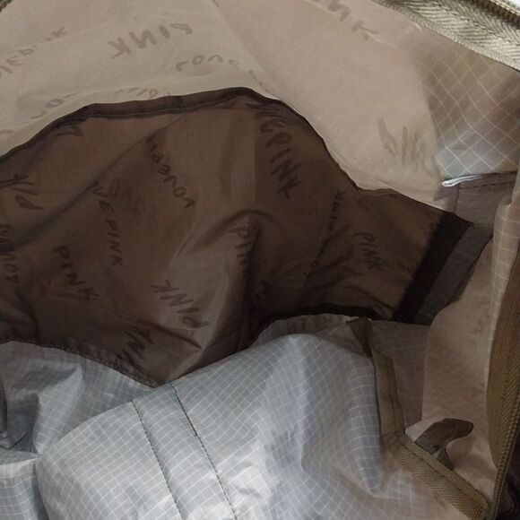 Pink-Victoria's Secret Large Totebag and Matching Zippered Holder - Picture 4 of 8